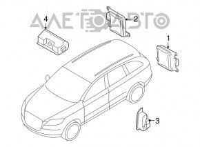 Blind Spot Sensor Left Audi A4 B8 13-16