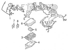 Underhood fuse box Hyundai Elantra AD 17-20