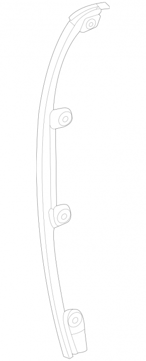 Door seal side front left Mercedes W167 GLE 350 450 20-23 front