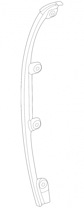 Door seal side front left Mercedes W167 GLE 350 450 20-23 front