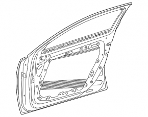 Bare front left door Mercedes A-class V177 19-22