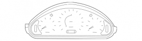 Mercedes W211 E350 instrument cluster (USA)