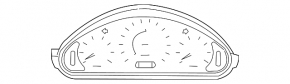 Mercedes W211 E350 instrument cluster (USA)