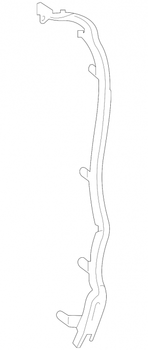 Lincoln Corsair 20-26 rear right front door seal on the end