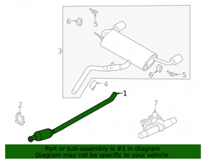 Rear catalyst Ford Escape MK4 20-22 hybrid