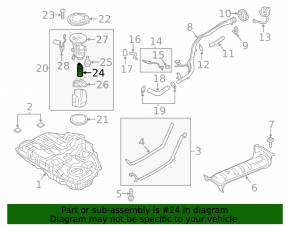 Fuel pump Mazda 6 14-17 2.0 2.5