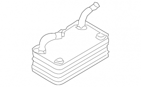 Engine oil cooler for Audi A8 13-18 3.0T