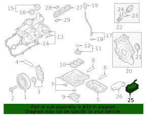 Engine oil cooler for Audi A8 13-18 3.0T