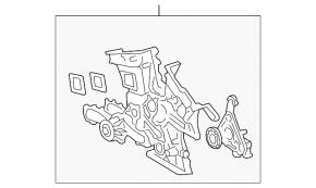 Toyota Highlander 20-22 3.5 Front Engine Cover