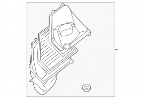 Right air filter housing assembly BMW 2 G42 23-25 M