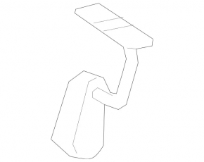 Muffler bracket right Mercedes W164 ML350