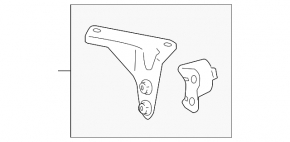 Bracket for the inlet pipe Toyota Sienna 17-20 3.5 FWD