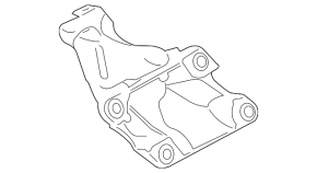 Engine mount bracket left BMW 4 F32/33/36 14-16 N26 AWD
