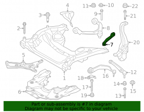Front subframe bracket right BMW 7 G11 G12 16-22