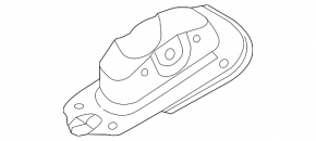 Trailing arm bracket rear right Lexus ES300h ES350 19- FWD
