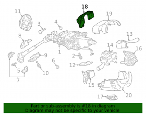 Audi Q7 4L 10-15 Steering Column Switch Guitar