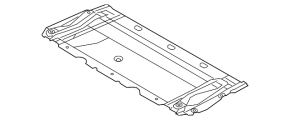 Front engine guard Audi A6 C7 12-18