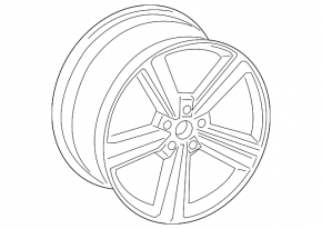 Wheel rim R20x9J Audi E-Tron 19-23 style F08