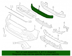 Subaru Crosstrek 24-26 Front Bumper Absorber