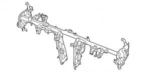 Under-torpedo pipe reinforcement Subaru XV Crosstrek 18-23