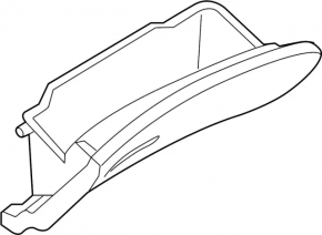 Glove box, glove compartment Infiniti Q50 14- gray