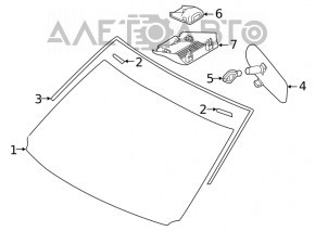Windshield Nissan Murano z52 19-
