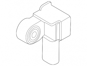 Left center pillar airbag sensor for Kia K5 21-24