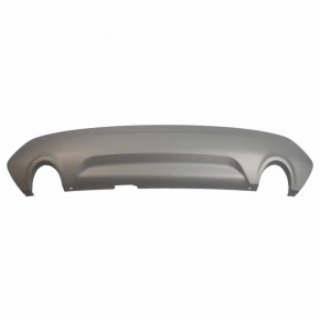Lower rear bumper trim for Ford Escape MK3 17-19, 2-pipe, gray structure