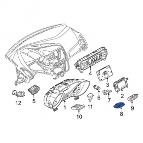 Rear Window Heating Button Ford C-max MK2 13-18