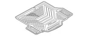 Trunk carpet Ford Fiesta 11-19 4d rubber