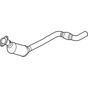 Right exhaust pipe with catalytic converter for Ford Mustang mk6 15-17 3.7