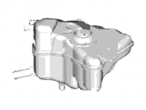 Lincoln MKZ 13-20 Coolant Expansion Tank Without Cap