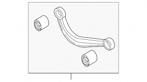 Upper rear left arm Mazda CX-5 17- fwd SIDEM