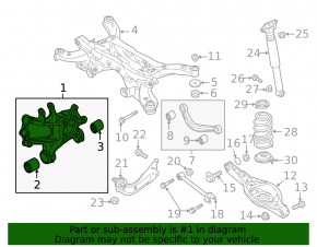 Rear left axle Mazda CX-5 13-16 AWD