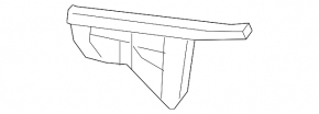 Right upper front bumper mount for Mazda MX-5 18-25