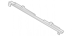 Upper radiator deflector Mazda 3 19-24 2.5 Japan built