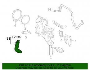 BMW X5 G05 19-23 3.0T Turbo Oil Return Line
