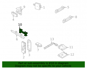 Left keyless antenna bracket for Volkswagen ID.4 21-25