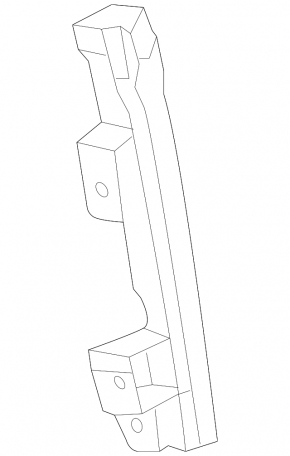 Rear left door glass guide Chevrolet Malibu 13-15