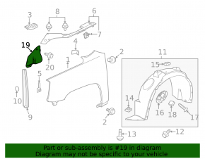 Engine Guard Side Left GMC Terrain 10-13