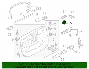 Central lock button front right Volvo XC60 18-23