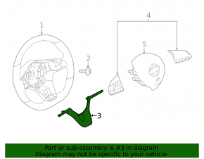 Steering wheel cover Nissan Sentra 20-24