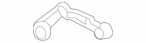 Right front bumper mount for Toyota Corolla 20-23