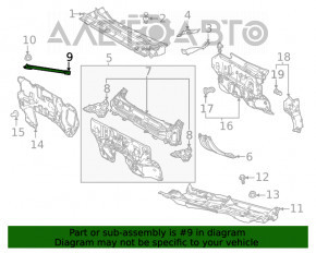 Front strut brace left Toyota Highlander 20-