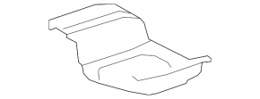 Trunk trough Lexus LS460 LS600h 07-17