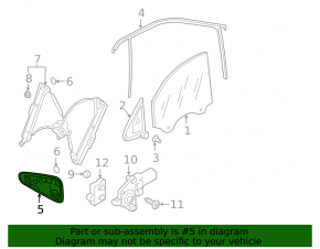 Panel inner door front right VW Tiguan 18-24