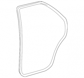 Rear left door seal for Toyota Camry v30 2.4