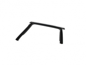 Upper rear left door molding Jeep Compass 17- chrome with glass seal
