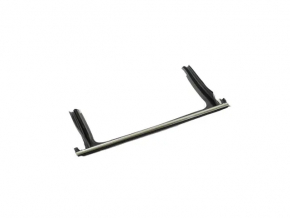 Upper rear left door molding Jeep Compass 17- chrome with glass seal