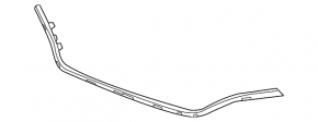 Lower grille molding for the Honda Fit 18-20